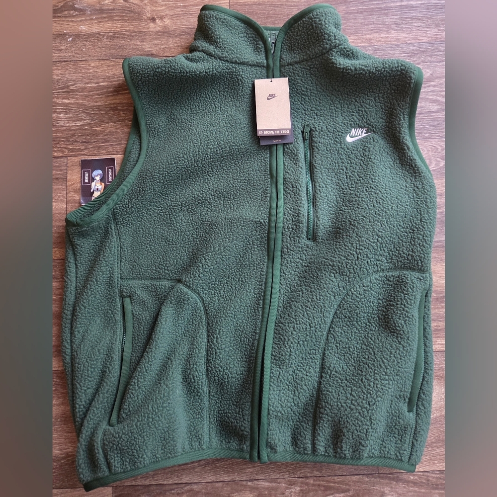 Nike Sportswear Full-Zip Sherpa Fleece Vest Medium